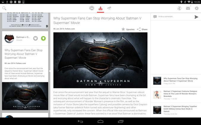 CircleMe Updates Feed